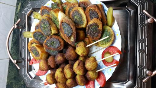عکس کوکو سبزی قالبی در فر