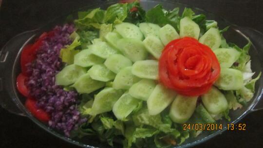 عکس سالاد گل رز