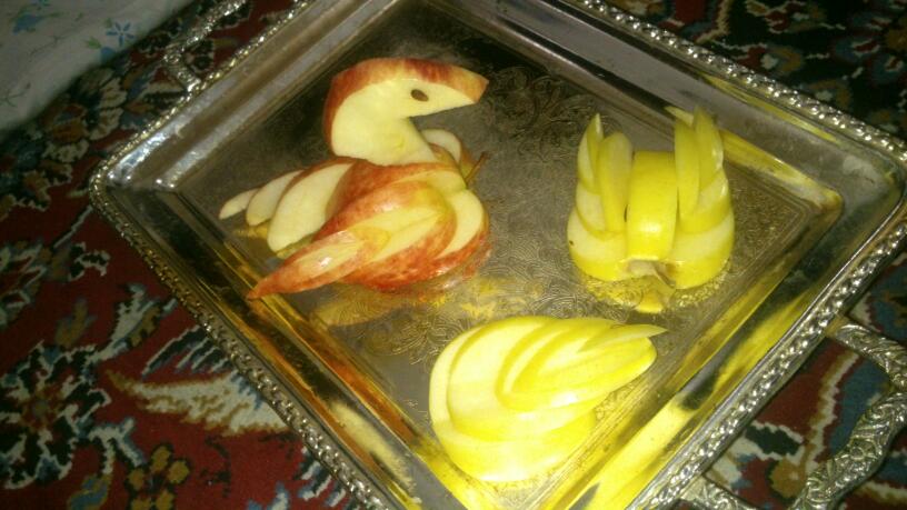 تزیین سیب