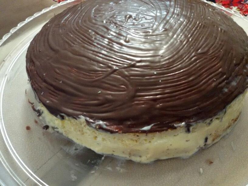 کیک با رویه شکلاتی