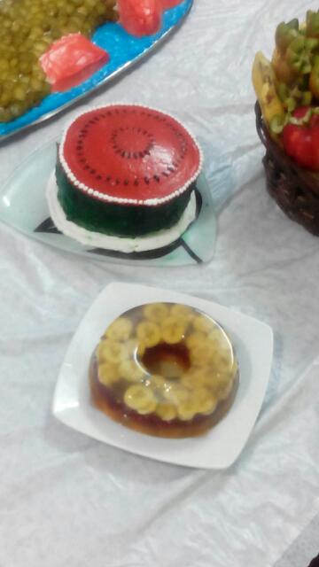عکس کیک هندوانه و ژله
