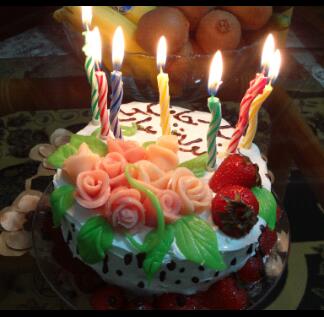 کیک تولد ۷سالگی دختر گلم.