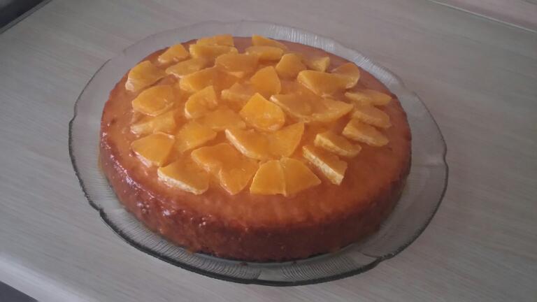 کیک شیفون بارویه کرم پرتقال