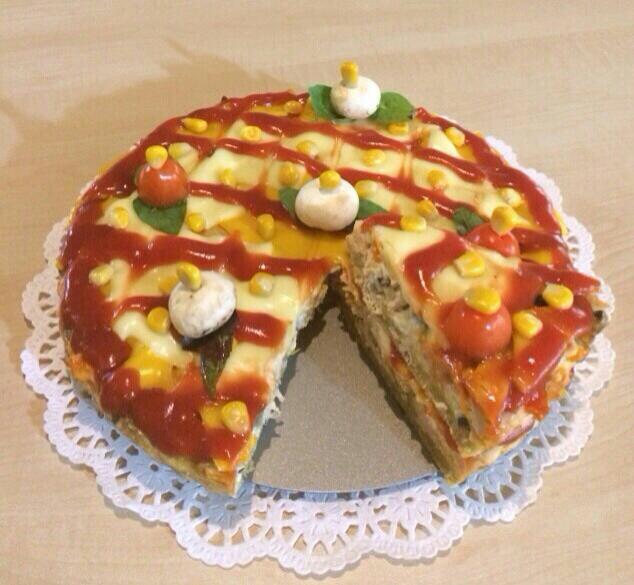 کیک پیتزا 