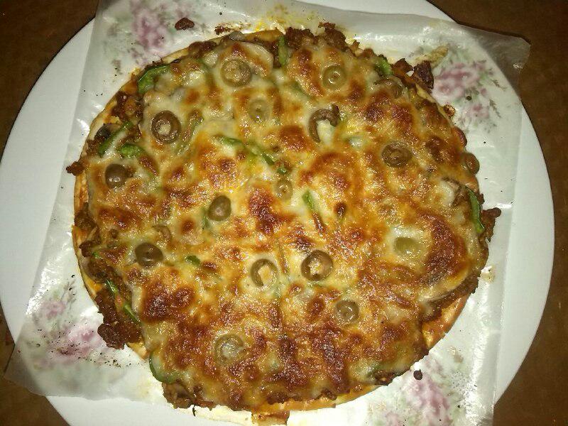 پیتزا قارچ و گوشت