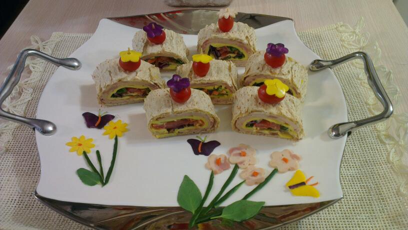 ساندویچ های زیبامناسب برای میهمانی و تولد