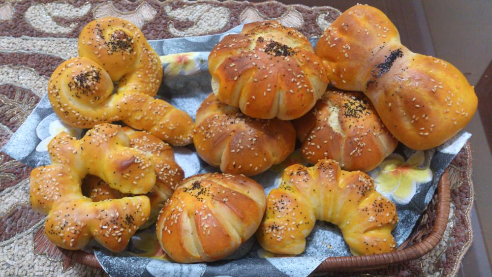 نان شیرمال ترکی