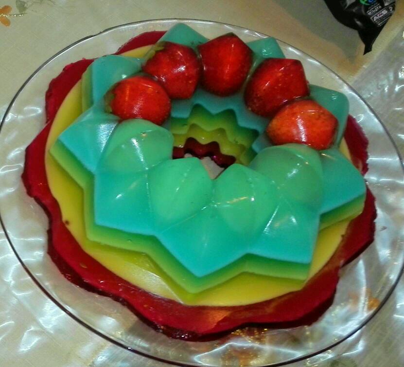 عکس ژله ویترینی+رنگین کمانی