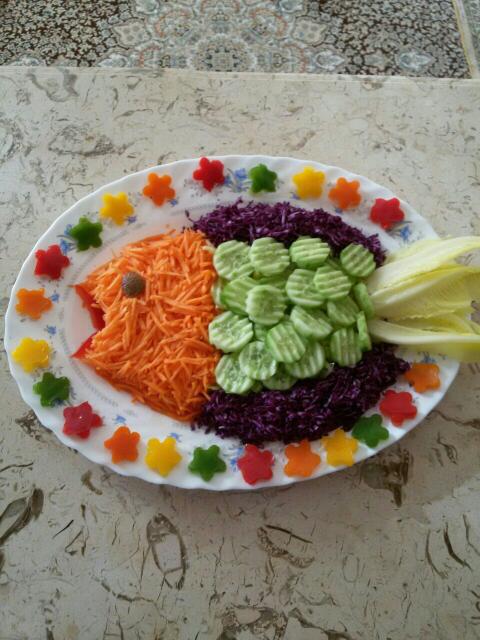 عکس سالاد ماهی