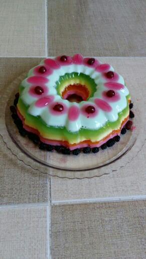 عکس ژله رنگین کمان