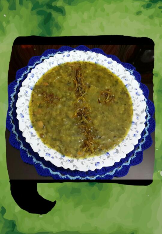 آش سبزی شیرازی 