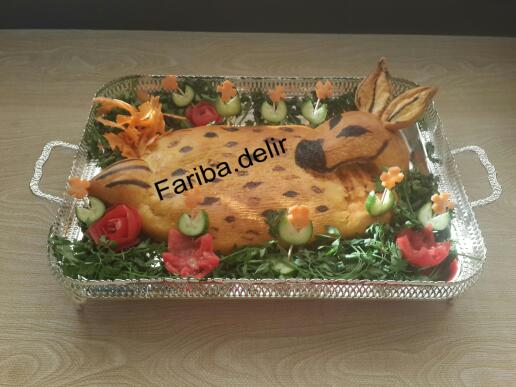 عکس آهوی شکم پر