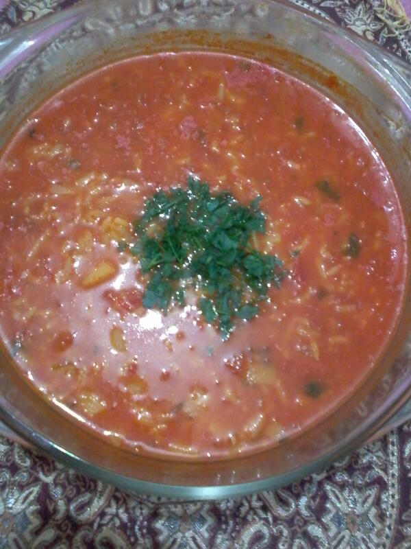 عکس سوپ گوجه