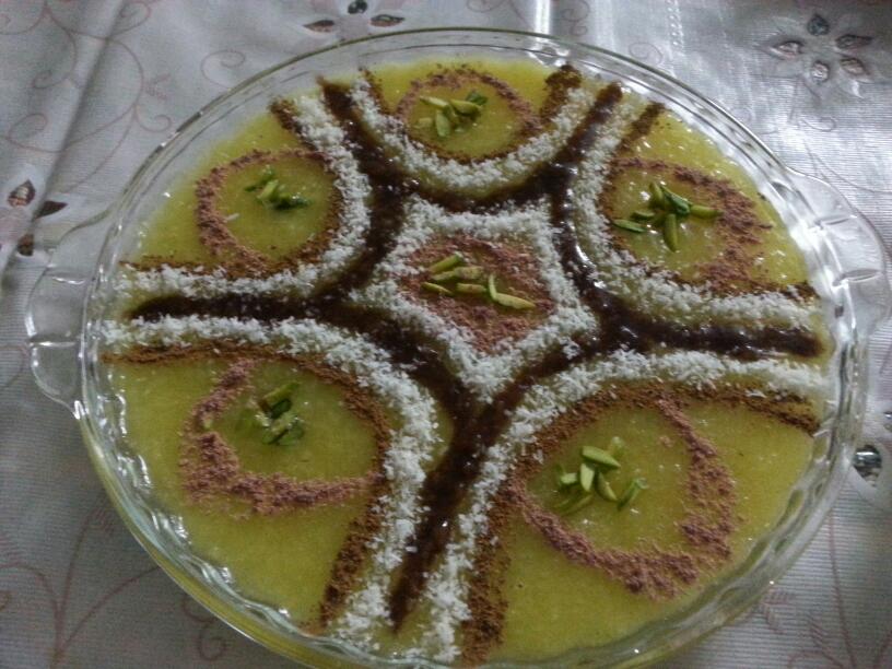 عکس تزیین شله زرد برا افطاری