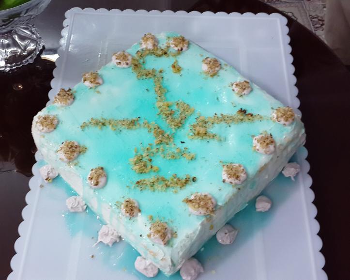 عکس کیک من برای تولد امام حسن (ع)