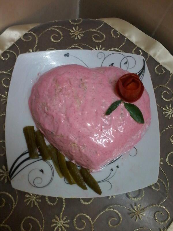 عکس اینم سالاد الویه من براى افطار