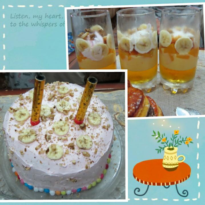 عکس کیک تولد و دسر ترایفل