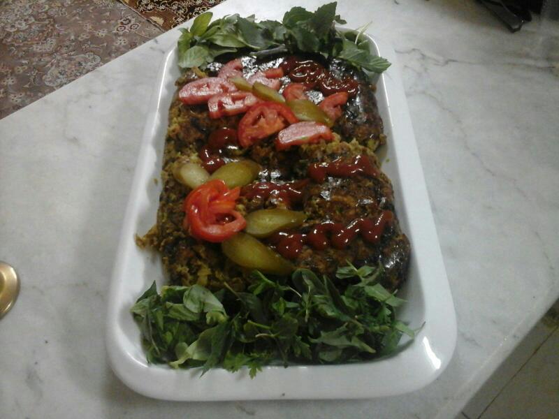کوکو گوشت اردبیلی