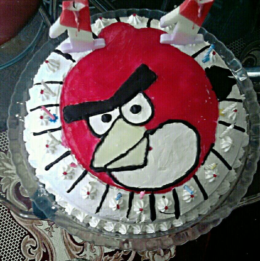 عکس کیک تولد (Angry birds )