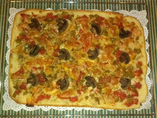 عکس پیتزا با پخت آسان