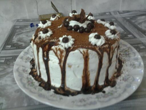 اینم کیک تولد خودم