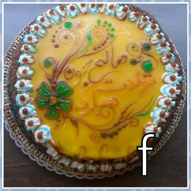 عکس کیک زردآلو