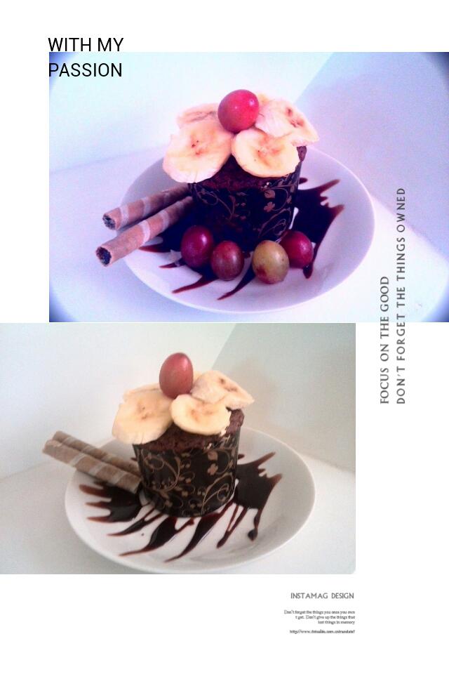 عکس کاپ کیک دبل شکلات 
