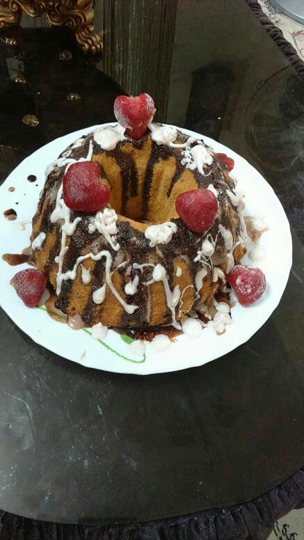 کیک ساده عصرانه