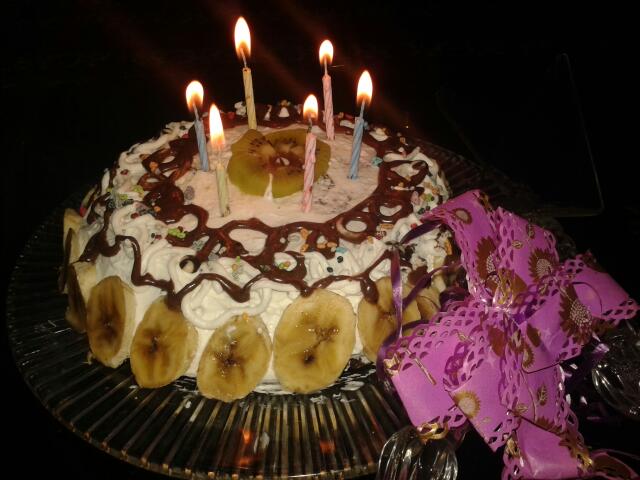 کیک تولده خواهرم...