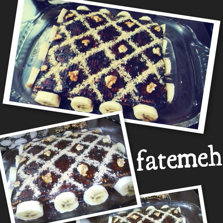 عکس این هم ازکیک یخچالی من