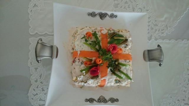 سالاد الوویه اولین بارم بود درس میکردم