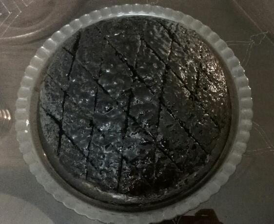 عکس و باز هم کیک شکلاتی خیس