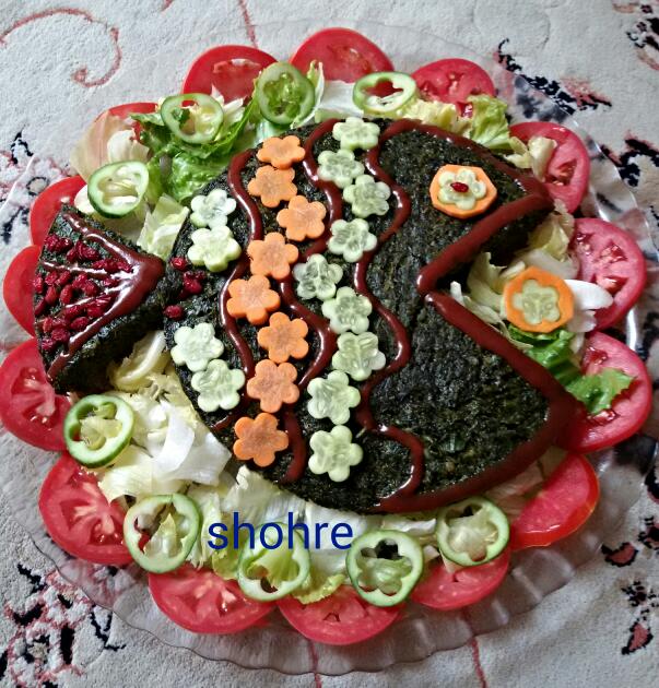 عکس کوکو سبزی