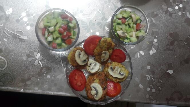 عکس کتلت قارچ ومرغ