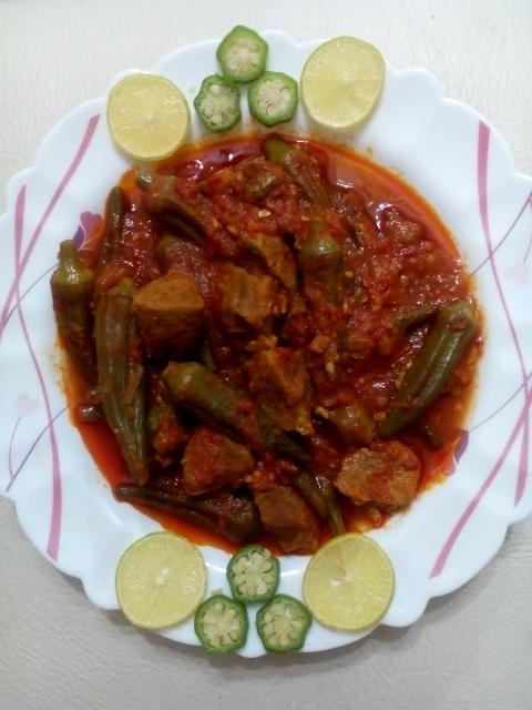 عکس خورشت بامیه