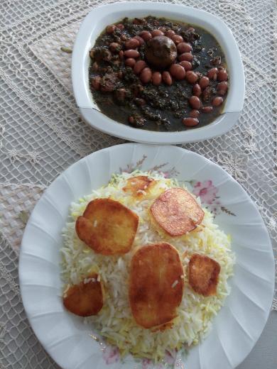 عکس قورمه سبزی من