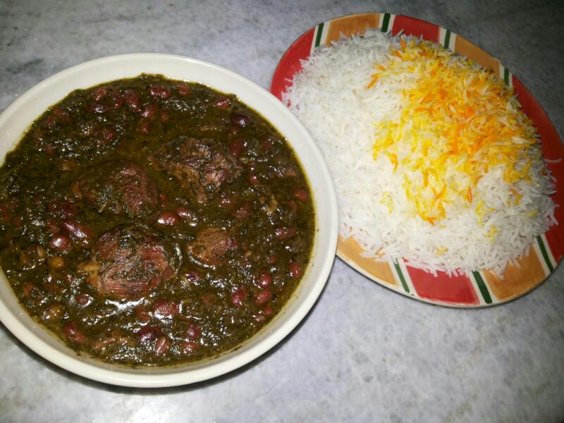 خورش قرمه سبزی