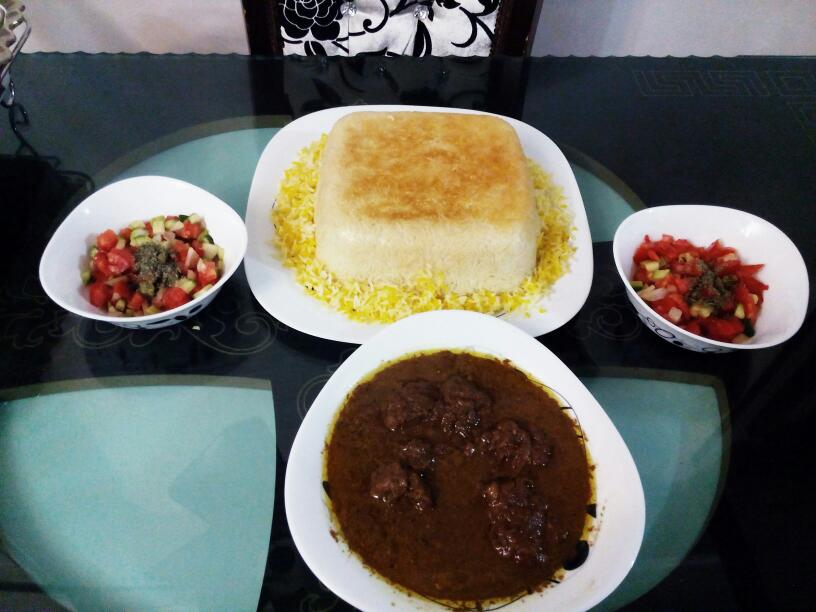 عکس خورشت فسنجان با مرغ