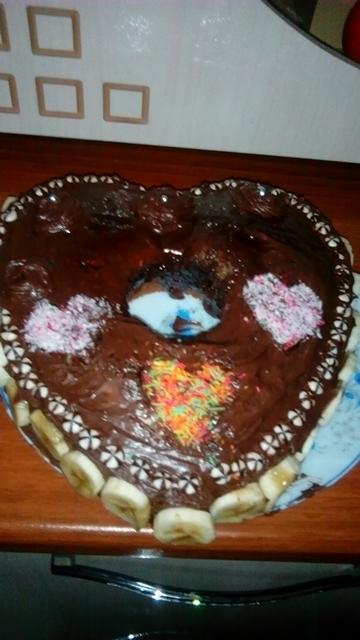 عکس کیک شکلات با روکش گاناس