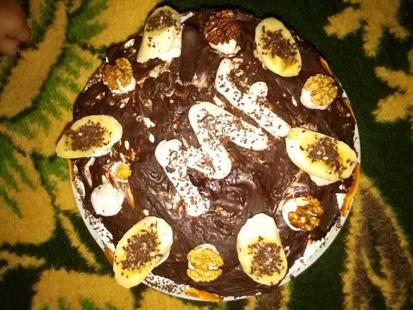 کیک خامه ای اسفنجی
