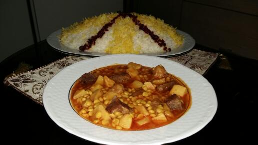 عکس خورش به آلو