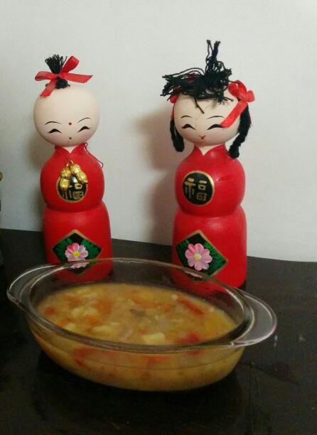 عکس سوپ سیب زمینی به روش چینی 