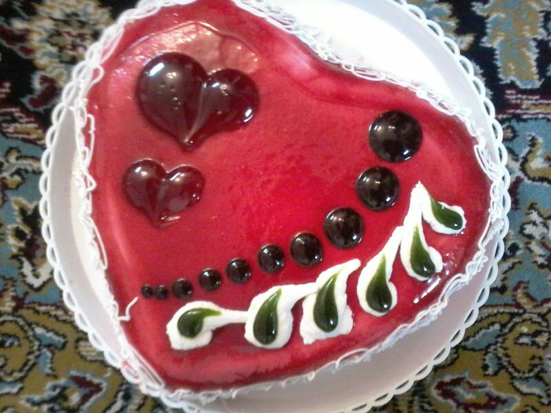 عکس کیک با رویه ژله