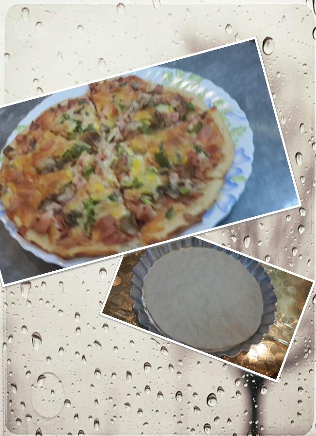 پیتزا مخلوط با خمیر ناپولی ایتالیا 