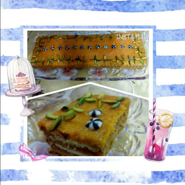 عکس کیک یخچالی رویای هویج