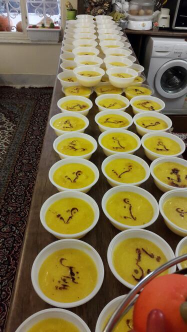 عکس شله زرد نذری من برای اربعین حسینی