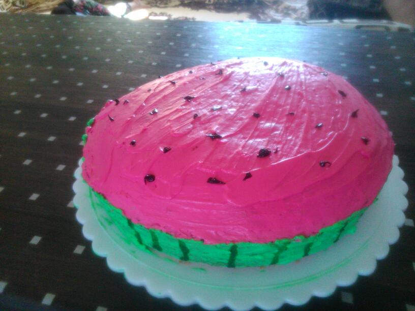 کیک هندوانه ای 