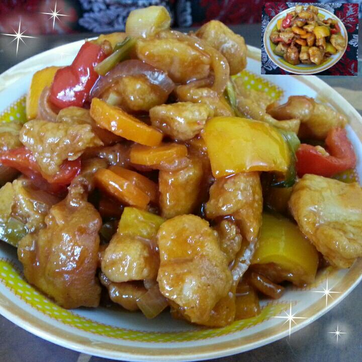 عکس مرغ سیزلینگ چینی chinese sizzling chicken