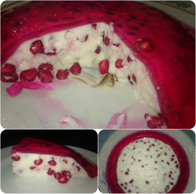 عکس ژله به شکل انار