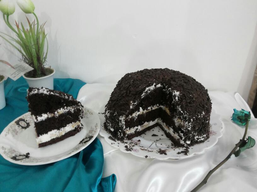 عکس کیک شکلاتی خوشمززه من بفرمایید♡